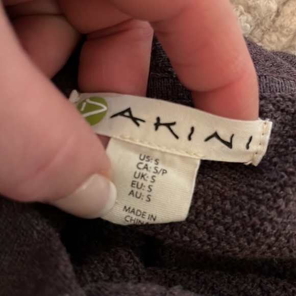 Dakini size small plum waffle knit sweater dress long sleeve with hood - Picture 6 of 16